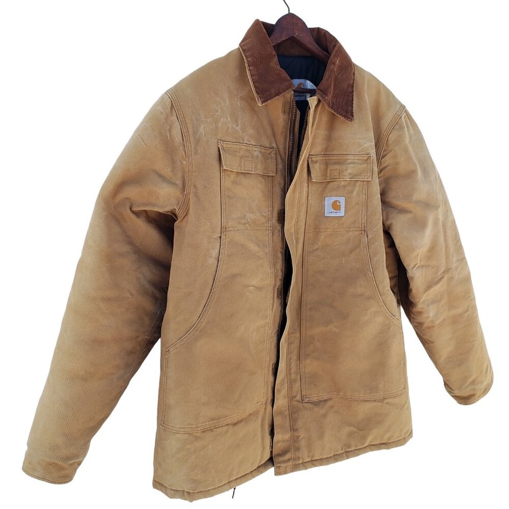 Vintage Carhartt C03 traditional coat, XL 46 Tall, Arctic lining, USA made 1999